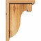 Ekena Millwork Del Monte Rough Sawn Corbel w/Backplate, Western Red Cedar, 8"W x 10"D x 14"H COR08X10X14DEL01RWR - alternate 2